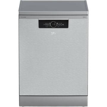 Beko Masina de spalat vase Beko BDFN36640XC, 16 seturi, 6 programe, Clasa C, HygieneIntense, Motor ProSmart Inverter, Display LCD, SteamGloss, HalfLoad, Fast+, 60 cm, Pearl Inox