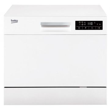 Beko Masina de spalat vase Beko DTC36610W, capacitate 6 seturi, 6 programe, 55 cm, Alb