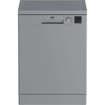 Beko Masina de spalat vase indepedenta Beko DVN05320S, 13 seturi, 5 programe, Clasa E, 60 cm, argintiu