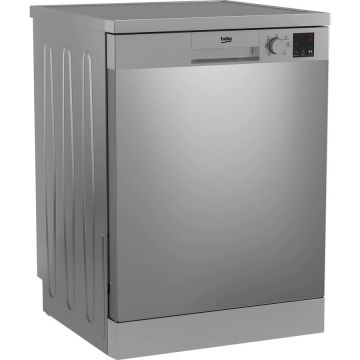 Beko Masina de spalat vase Beko DVN06430X, 14 seturi, 6 programe, Clasa D, Automatic Door Opening, AutoGlassShield, 60 cm, Inox antiamprenta
