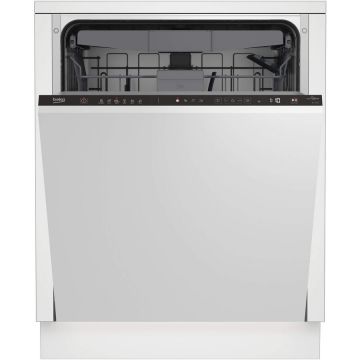 Beko Masina de spalat vase incorporabila Beko BDIN36535, 15 seturi, 6 programe, HygieneIntense, SteamGloss, AquaIntense, Motor ProSmart Inverter, AutoDoor Opening, Touch Button, Cutlery Tray, Clasa C, 60 cm