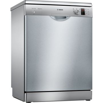 BOSCH Masina de spalat vase independenta Bosch SMS25AI05E, 12 seturi, 5 programe, Silence Plus, Motor EcoSilence Drive, Clasa E, 60 cm, Inox