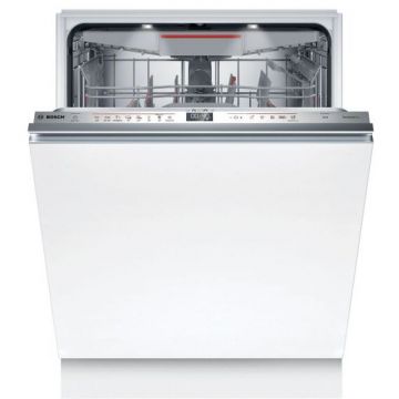 BOSCH Masina de spalat vase incorporabila Bosch SMV6ZCX03E, 14 seturi, 8 programe, Clasa C, Home Connect, 60 cm, Alb