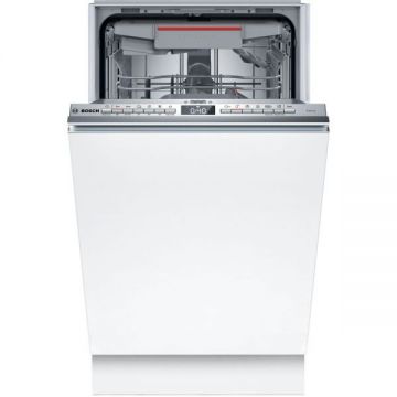 BOSCH Masina de spalat vase incorporabila Bosch SPV4EMX62E, 10 seturi, 6 programe, Clasa D, Home Connect, 45 cm, Alb