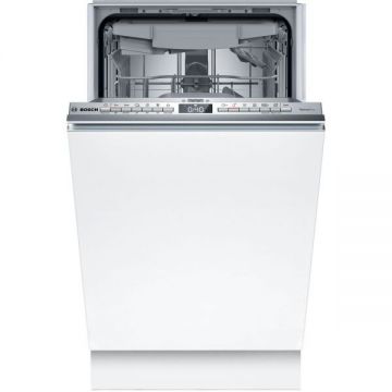 BOSCH Masina de spalat vase incorporabila Bosch SPV4HMX10E, 10 seturi, 6 programe, Clasa E, Home Connect, 45 cm, Alb