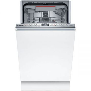 BOSCH Masina de spalat vase incorporabila Bosch SPV4HMX49E, 10 seturi, 6 programe, Clasa E, Home Connect, 45 cm, Alb