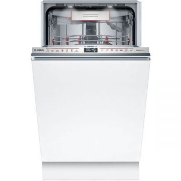 BOSCH Masina de spalat vase incorporabila Bosch SPV6EMX05E, 10 seturi, 6 programe, Clasa C, Home Connect, 45 cm, Alb