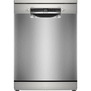 BOSCH Masina de spalat vase independenta BOSCH, SMS4HVI00E, Seria 4, Clasa D, 60 cm, anti amprenta, ExtraDry, VarioFlex, Sistem Rackmatic triplu, Silence on demand, Silver Inox