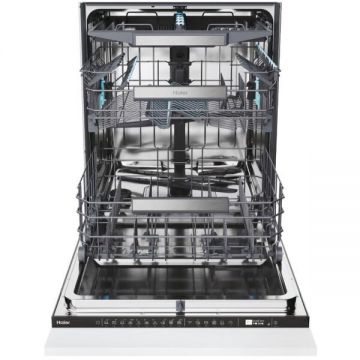 HAIER Masina de spalat vase incorporabila Haier XS 4A4M4PB, 14 seturi, 10 programe, 60 cm, Clasa A, panou comanda negru