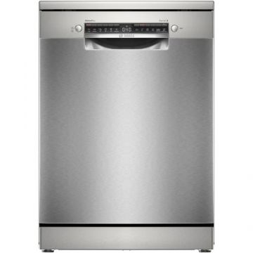 Masina de spalat vase Bosch SMS4EMI06E, 14 seturi, 6 programe, Home Connect, AquaStop, Motor EcoSilence Drive, Clasa B, 60 cm, Inox antiamprenta