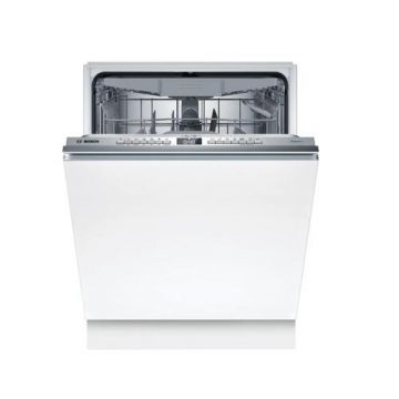 Masina de spalat vase BOSCH SMV6ZCX13E, 14 seturi, Clasa B, 6 programe, Uscare cu Zeolith, DosageAssist, EcoSilence Drive, 60 cm (Alb)