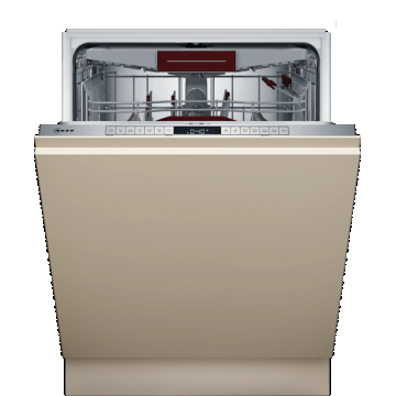 Masina de spalat vase complet incorporabila NEFF S155ECX00E, 14 seturi, N 50, Clasa B, 60cm, Open Dry, Home Connect, Sertare Flex 2, TimeLight, Chef 70°C, Functia Favorit (Bej)