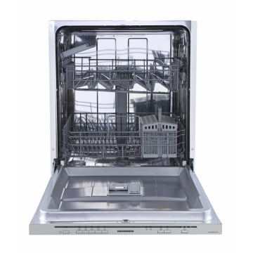 Masina De Spalat Vase HDW-BIM60514E++ Incorporabila 14 Seturi 5 Programe Control Electronic Aquastop Clasa E Gri