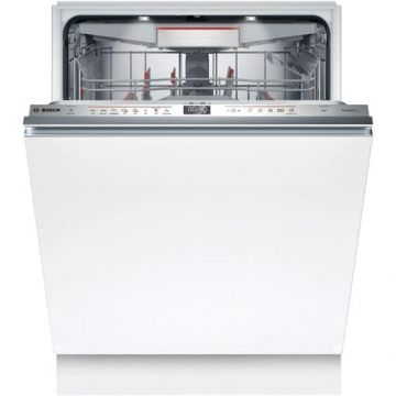 Masina de spalat vase incorporabila Bosch SBV6ZCX05E, 14 seturi, 8 programe, Clasa B, Home Connect, 60 cm (Alb)