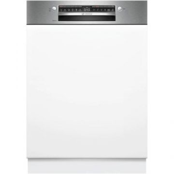 Masina de spalat vase incorporabila Bosch SMI4HVS00E, 14 seturi, 6 programe, Clasa D, Home Connect, 60 cm (Alb/Argintiu)