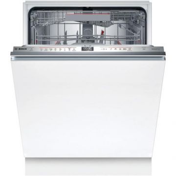 Masina de spalat vase incorporabila Bosch SMV6EDX00E, 13 seturi, 8 programe, Clasa B, Home Connect, 60 cm (Alb)