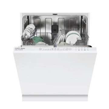 ​Masina de spalat vase incorporabila Candy CI 3E53E0W-80, 13 seturi, 5 programe, Motor Speed-Drive Inverter, Clasa E, Start intarziat 3-6-9 h (Alb)​