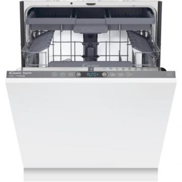 ​Masina de spalat vase incorporabila Candy CI 4C4F1A, 14 seturi, Clasa C, 8 programe, Wi-Fi, Motor  Inverter, Maxi Tub, Snap&Wash, hOn (Alb)​