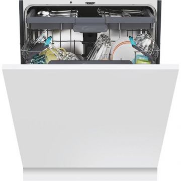 Masina de spalat vase incorporabila Candy Rapido CS 6B0S3PSA, 16 seturi, 10 programe, Clasa B, WiFi+Ble, Wash & Dry 35', Motor Speed-Drive Inverter, Automatic Open Door, Floor light, 60 cm (Alb)