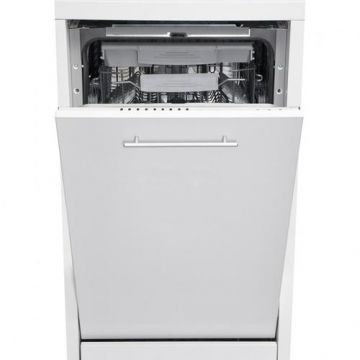 Masina de spalat vase incorporabila Heinner HDW-BI4593TE++, 10 seturi, 9 programe, Half load, Avertizare luminoasa, Buzzer final program, Aquastop, Clasa E (Alb)