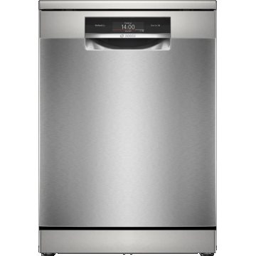 Masina de spalat vase independenta BOSCH SMS8TCI04E, 14 seturi, 8 programe, Clasa A, Display TFT Tactil, EmotionLight (Inox anti-amprenta)