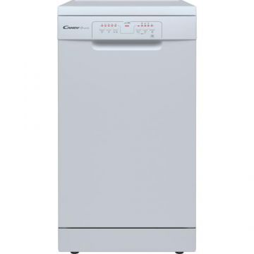 Masina de spalat vase Slim Candy CDPH 2L1049W, 10 seturi, 5 programe, Clasa E, 45 cm (Alb)