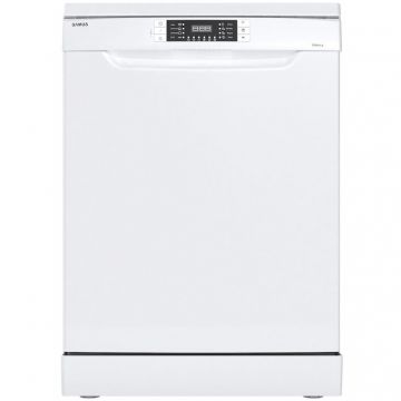 Samus Masina de spalat vase Samus SDW614.8, 14 seturi, Latime 60 cm, 8 programe, Clasa energetica E, Afisaj electronic, Alb