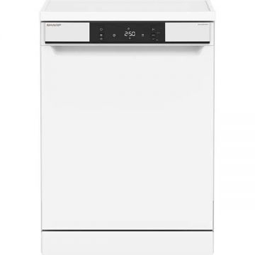Sharp Masina de spalat vase SHARP QW-NA31F45EW-EU, 15 seturi, 6 programe, 60 cm, Clasa E, Alb