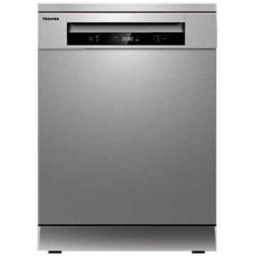 Toshiba Masina de spalat vase Toshiba DW-14F5EE(S)-PL FS, 60 cm, inox, 6 programe, 14 seturi