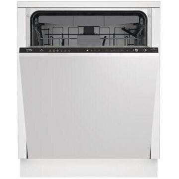 Beko Masina de spalat vase complet incorporabila Beko BDIN37530, 15 seturi, 3 sertare, Autouscare, 6 programe, 60cm, clasa energetica D, Alb