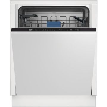Beko Masina de spalat vase incorporabila Beko BDIN16435, 14 seturi, 6 programe, HygieneIntense, AutoDoor Opening, Clean&Shine, Clasa D, 60 cm, Alb