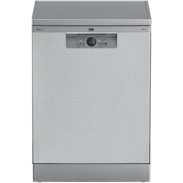 Beko Masina de spalat vase independenta Beko BDFN26540XP, 15 seturi, 6 programe, Clasa C, AutoDoor Opening, 60 cm, Inox