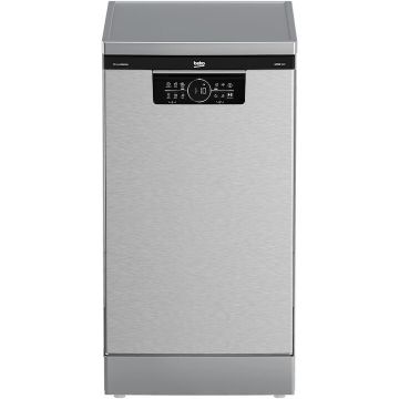 Beko Masina de spalat vase independenta Beko BDFS26050XQ, Clasa B, 10 seturi, 6 programe, 45 cm, inox