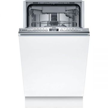 BOSCH Masina de spalat vase Bosch Serie 4, complet incorporabila, 45cm, Clasa D, 10 seturi