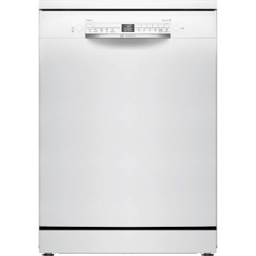BOSCH Masina de spalat vase Bosch SMS2HTW06E, 13 seturi, 5 programe, ExtraDry, Home Connect, EcoSilence Drive, Hygiene Plus, DosageAssist, Clasa C, 60 cm, Alb