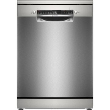 BOSCH Masina de spalat vase Bosch SMS4HVI02E, 14 seturi, 6 programe, Home Connect, AquaStop, Clasa D, 60 cm, Inox antiamprenta