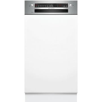 BOSCH Masina de spalat vase incorporabila Bosch Serie 2 SPI2HMS58E, 10 seturi, 5 programe, ExtraDry, clasa energetica E, 45cm, Alb