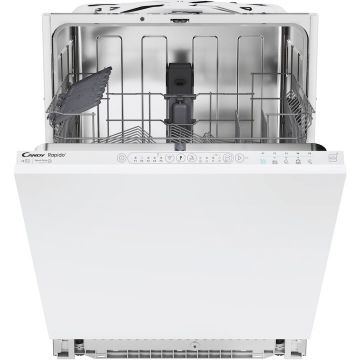 CANDY Masina de spalat vase incorporabila Candy Rapido CI 3E7L0W2, 13 seturi, 5 programe, Clasa E, Conectivitate WiFi hOn, Blue LED , SS TUB , Speed-Drive Inverter Motor, MaxiTUB, Start Delay, 60 cm, Alb