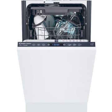 CANDY Masina de spalat vase incorporabila Candy Rapido CI1C7SB1FA, 11 seturi, 8 programe, Clasa C, 3 sertare, WiFi, Motor inverter, Wash & Dry 35', Automatic Open Door, 45 cm