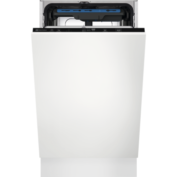 Electrolux Masina de spalat vase incorporabila Electrolux EEA23200L, 10 seturi, 6 programe, AirDry, QuickSelect, Clasa E, Motor inverter, 45 cm, Alb