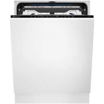 Electrolux Masina de spalat vase incorporabila Electrolux EEG88700W, 14 seturi, 8 programe, AirDry, QuickSelect, Wi-Fi, Motor Inverter, SatelliteCleann, Clasa A, 60 cm, Alb
