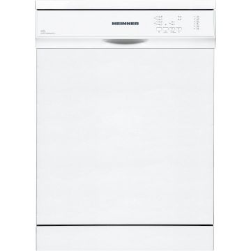 HEINNER MASINA DE SPALAT VASE HEINNER HDW-FS6062WE++, Capacitate 12 Seturi, 6 programe, Clasa energetica E, Program Rapid 30’, Alb