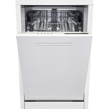 HEINNER Masina de spalat vase incorporabila Heinner HDW-BI4505IE++, 10 Seturi, 5 programe, Clasa E, Half load, Aquastop, 45 cm