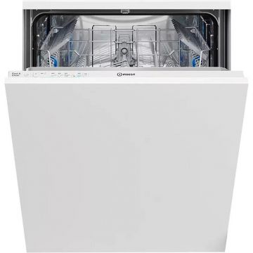 INDESIT Masina incorporabila de spalat vase Indesit D2I HL326, Push&Go, Fast&Clean, 14 seturi vase, Clasa E, 5 programe, 60 cm, Alba