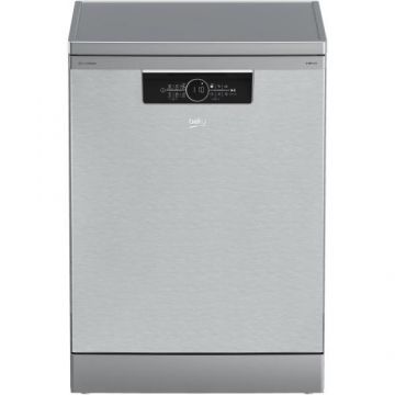 Masina de spalat vase Beko BDFN38641XC, 16 seturi, 6 programe, Time Delay, AutoDoor Opening, Motor ProSmart Inverter, Clasa C, 60 cm (Inox)
