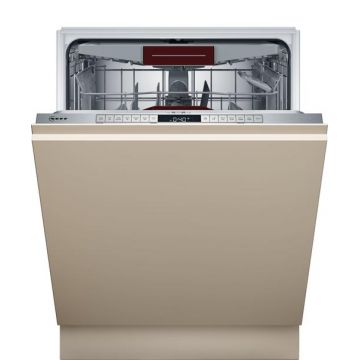 Masina de spalat vase complet incorporabila NEFF S155ECX06E, N 50, Clasa C, 60 cm, Flex 1, TimeLight, Open Dry, Chef 70°C, Favorit, Home Connect (Bej)