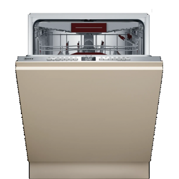 Masina de spalat vase complet incorporabila NEFF S155ECX15E, 14 seturi, 6 programe, Clasa A, TimeLight, Home Connect (Bej)