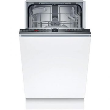Masina de spalat vase incorporabila Bosch SPV2HKX42E, 10 seturi, 5 programe, Clasa E, Home Connect, 45 cm (Alb)