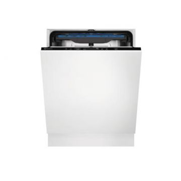 Masina de spalat vase incorporabila Electrolux EEM48221L, 14 seturi, 8 programe, Clasa E (Alb)