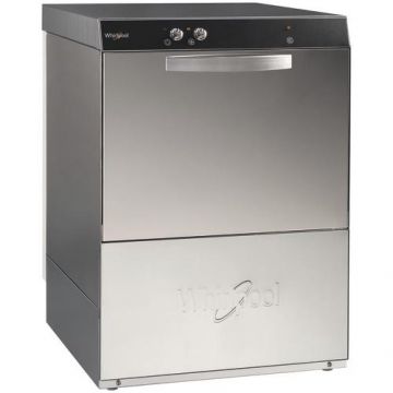 Masina de spalat vase profesionala WHIRLPOOL EDM 5 U, 2 cosuri de 18 seturi, 1 sertar tacamuri, Ecran LCD (Argintiu)
